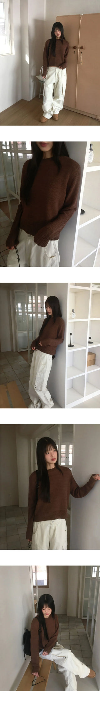 Hug Basic Round Knitwear