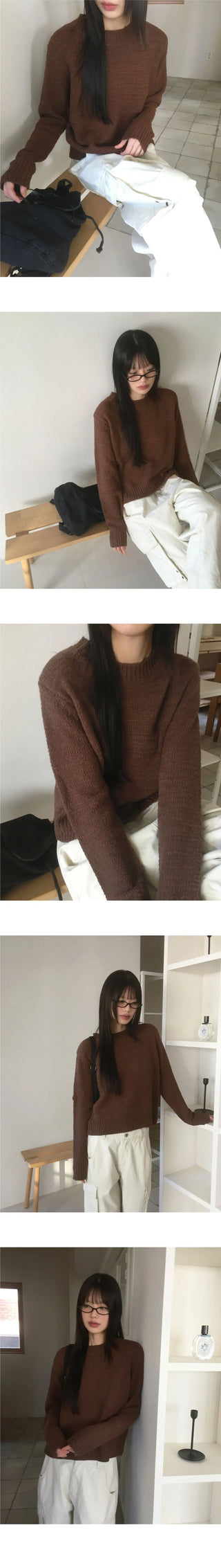 Hug Basic Round Knitwear