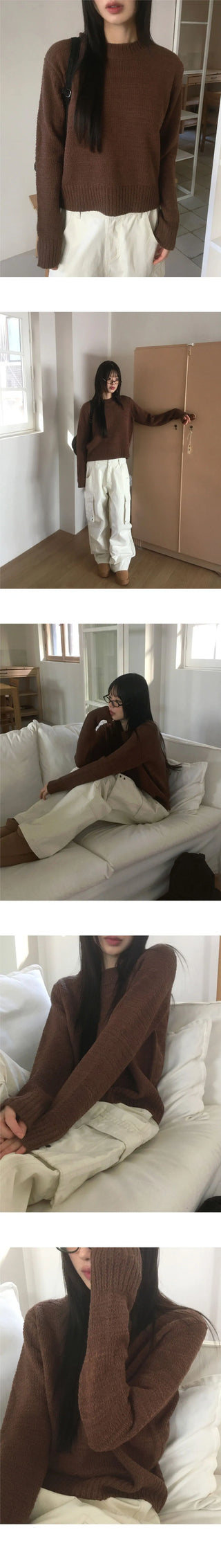 Hug Basic Round Knitwear