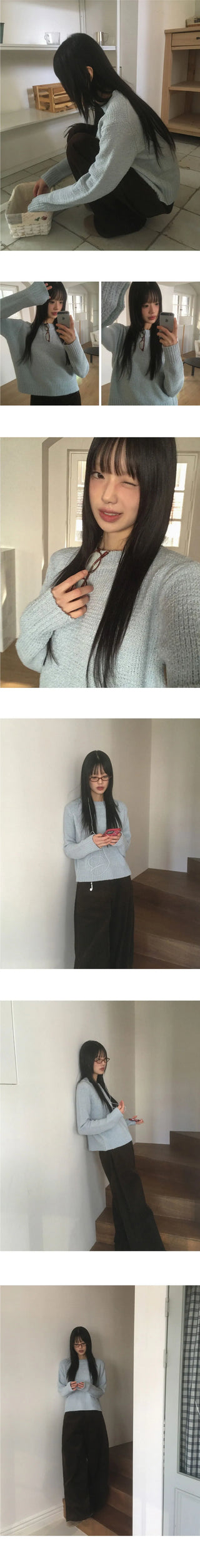 Hug Basic Round Knitwear