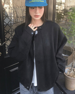 Movers suede blue jean jacket