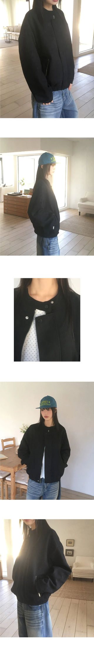 Movers suede blue jean jacket