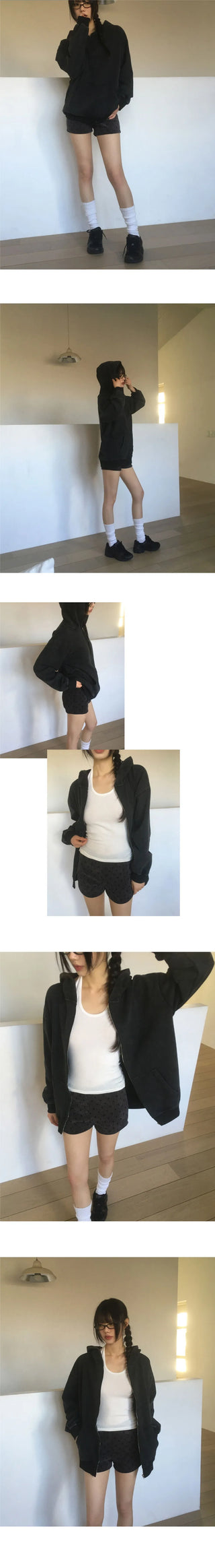 Tanner Pigment Overfit Hooded Zip-Up