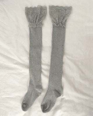 Hirat Lace Ribbed Nisax Socks