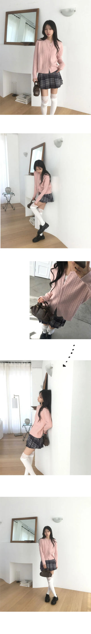 Twisted Knitwear Cardigan