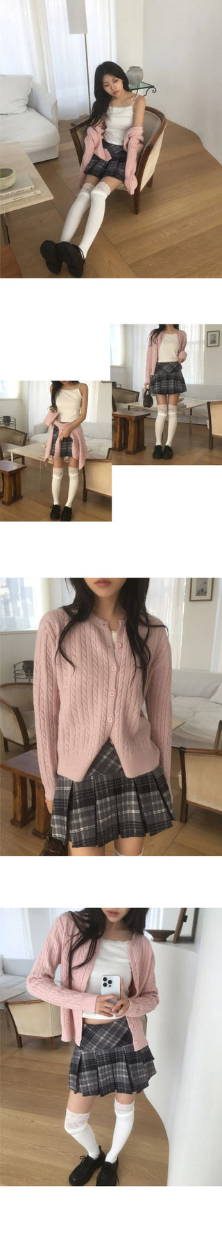 Twisted Knitwear Cardigan
