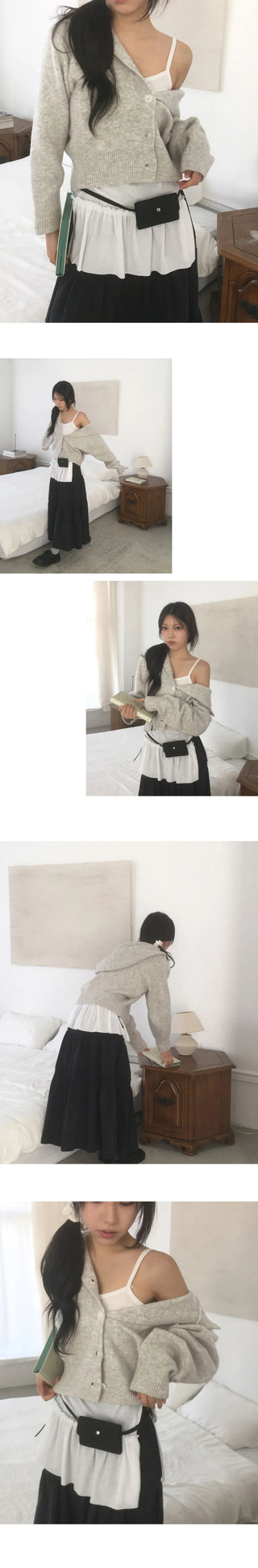 Photon Avanfit High Neck Button Hooded Cardigan