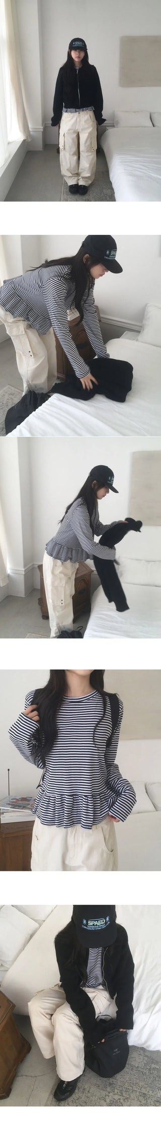 Duon Nagrang Pocket Collar Knitwear Zip-up