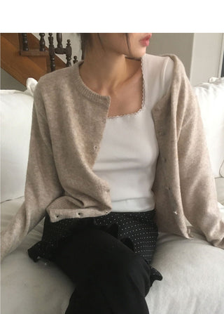 Knots Button Knitwear Cardigan