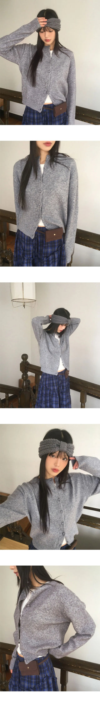Knots Button Knitwear Cardigan