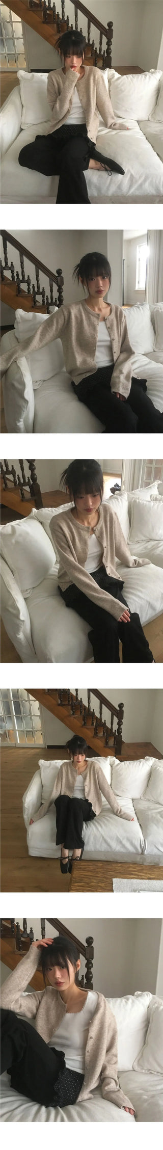 Knots Button Knitwear Cardigan
