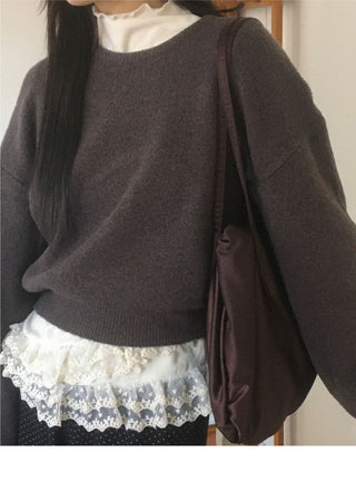 Posole Basic Short Round Knitwear