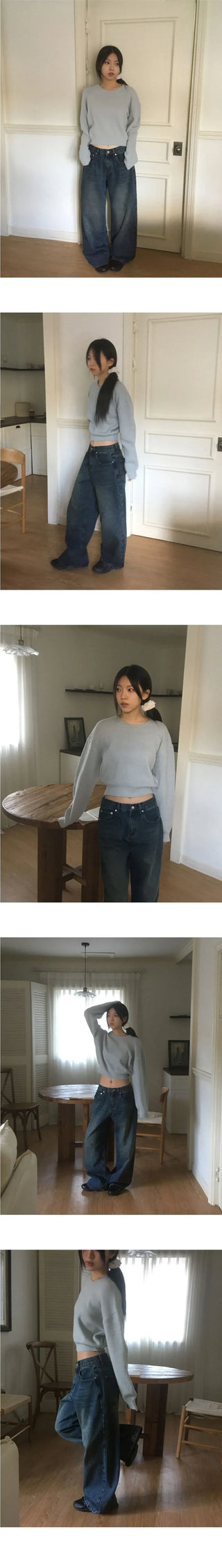 Posole Basic Short Round Knitwear