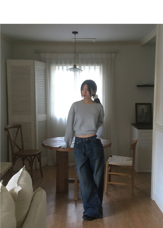 Posole Basic Short Round Knitwear