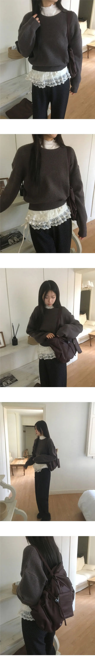 Posole Basic Short Round Knitwear