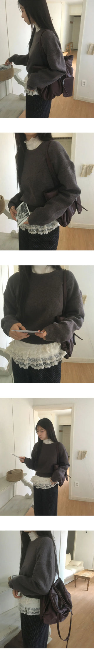 Posole Basic Short Round Knitwear