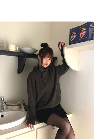 Choru Turtleneck Button Knitwear