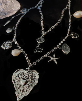 original love pearl double-layer chain