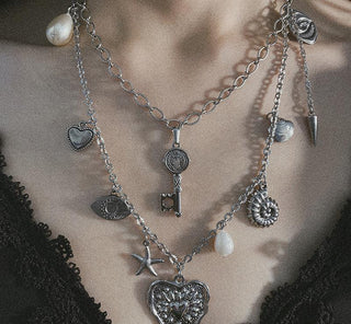 original love pearl double-layer chain