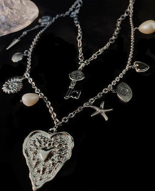 original love pearl double-layer chain