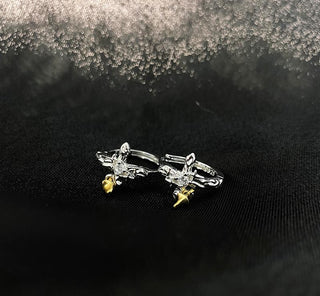 Talmud High-end neutral dark earrings