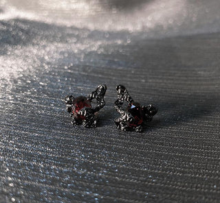 Butterfly Habitat black butterfly earrings