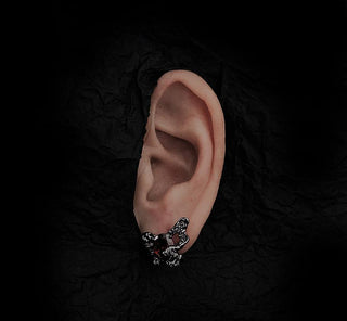 Butterfly Habitat black butterfly earrings