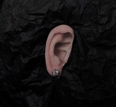 Ruby Diamond Retro S925 Earrings