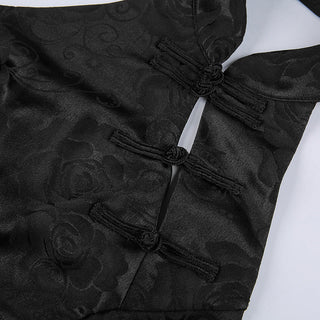 Lace-up Backless Top