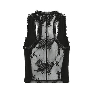 See-through lace top