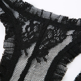 See-through lace top