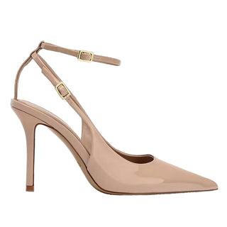 nude patent heels