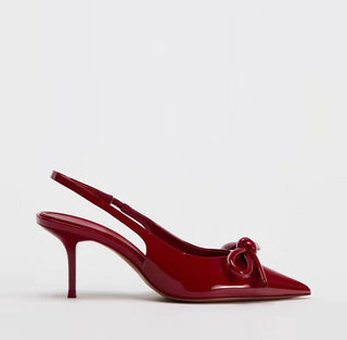 bow mule sandals