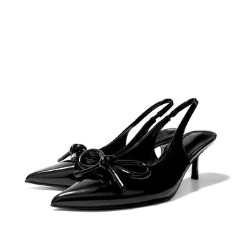 bow mule sandals