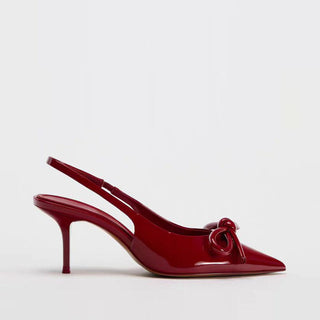 bow mule sandals