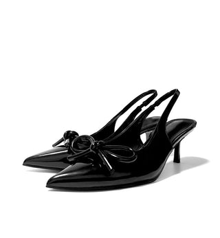bow mule sandals