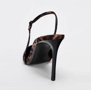 leopard stilettos