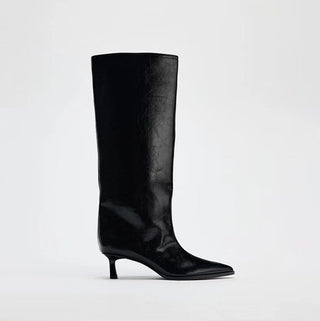 crocodile knee boots