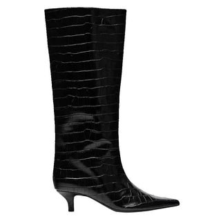 crocodile knee boots