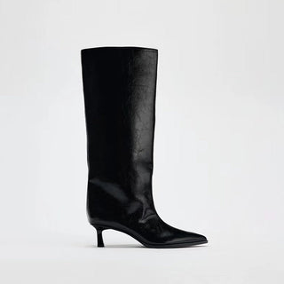 crocodile knee boots