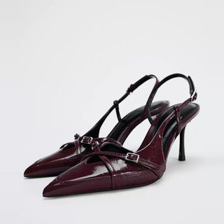 magneta buckle sandals