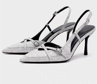 magneta buckle sandals