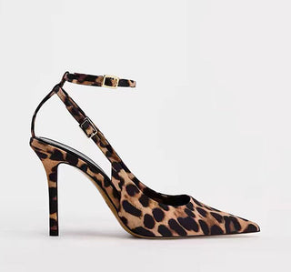 animal print mules