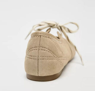 suede ballet sneakers