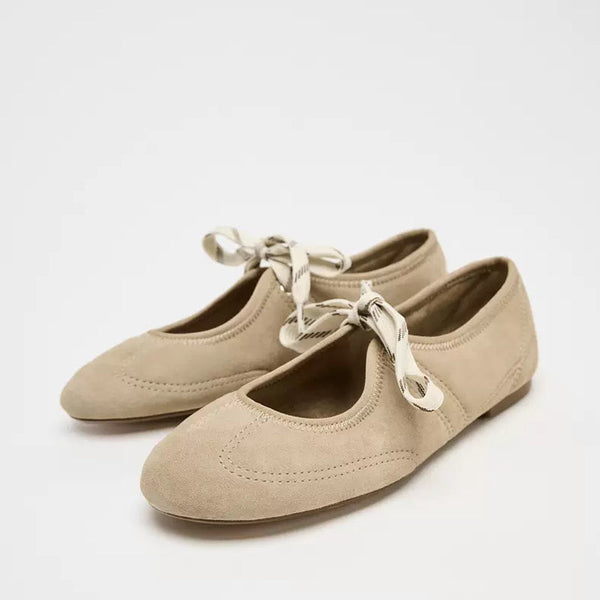 suede ballet sneakers