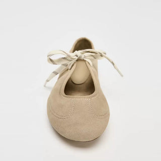 suede ballet sneakers