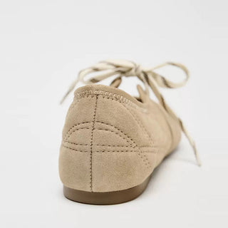 suede ballet sneakers