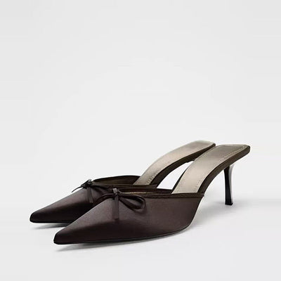 bow half slippers