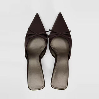 bow half slippers
