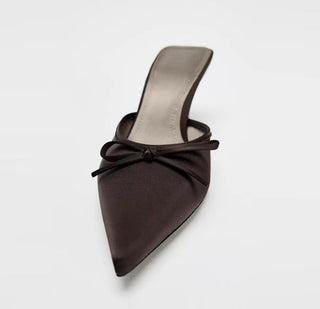 bow half slippers